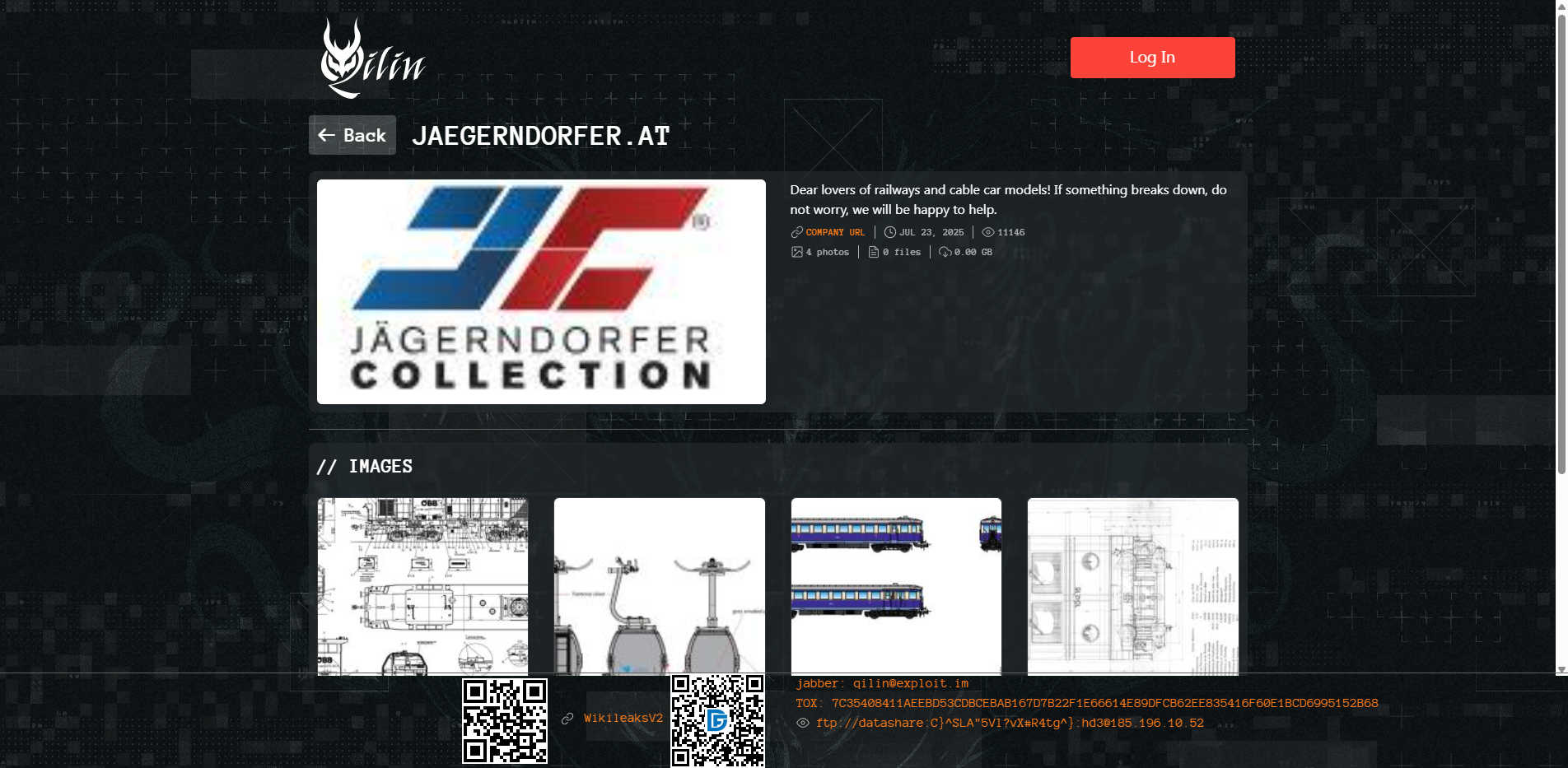 Screenshot del ataque