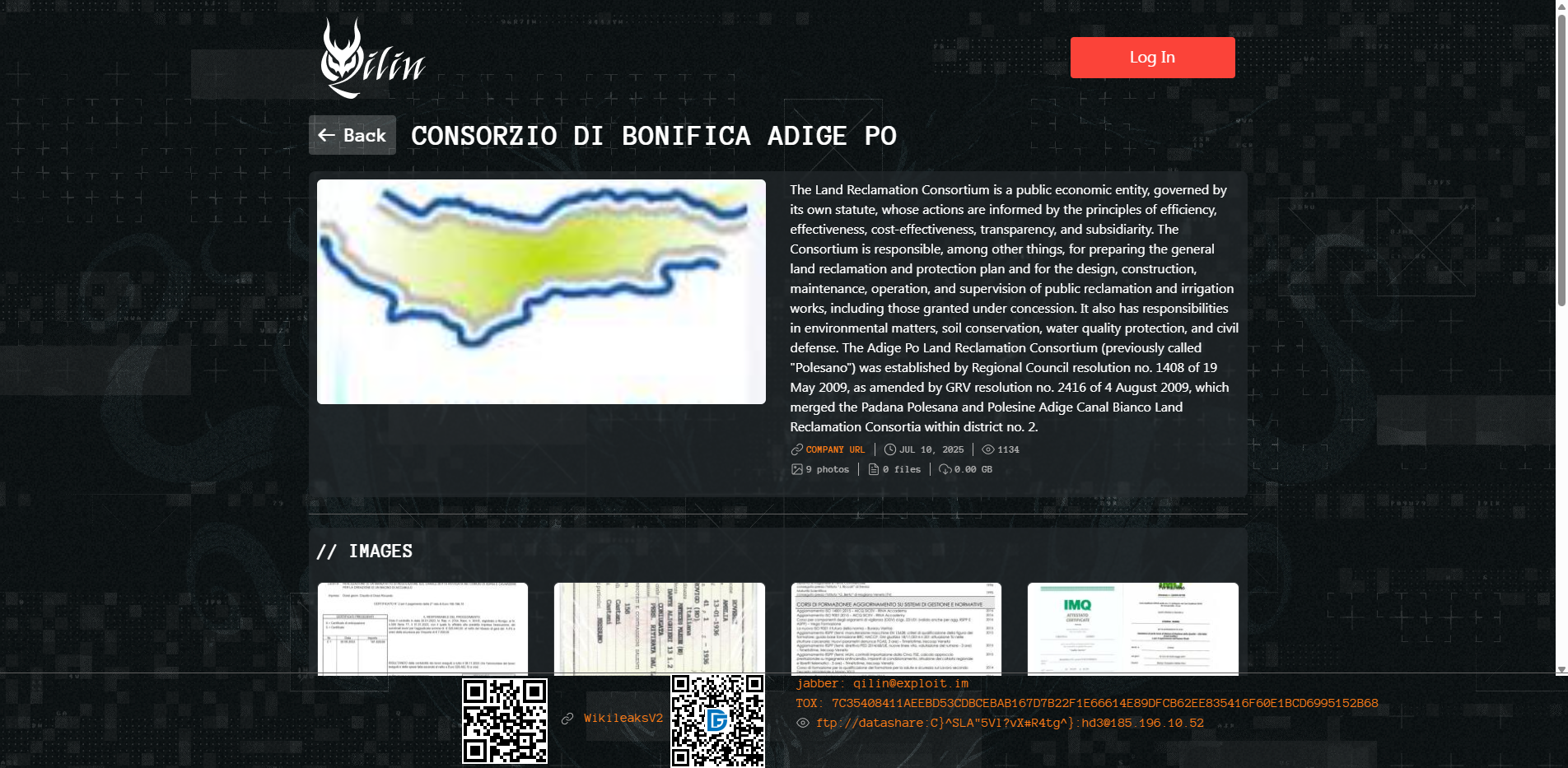 Screenshot del ataque