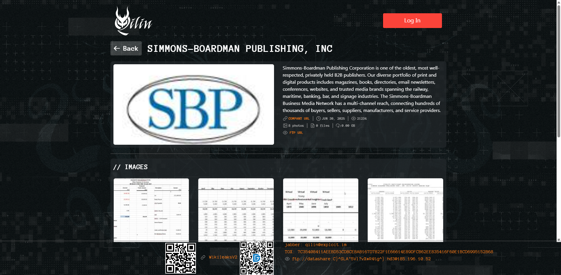 Screenshot del ataque