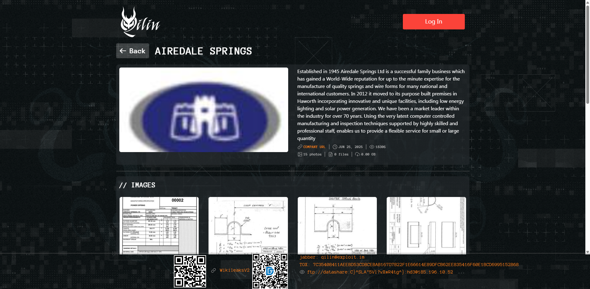 Screenshot del ataque