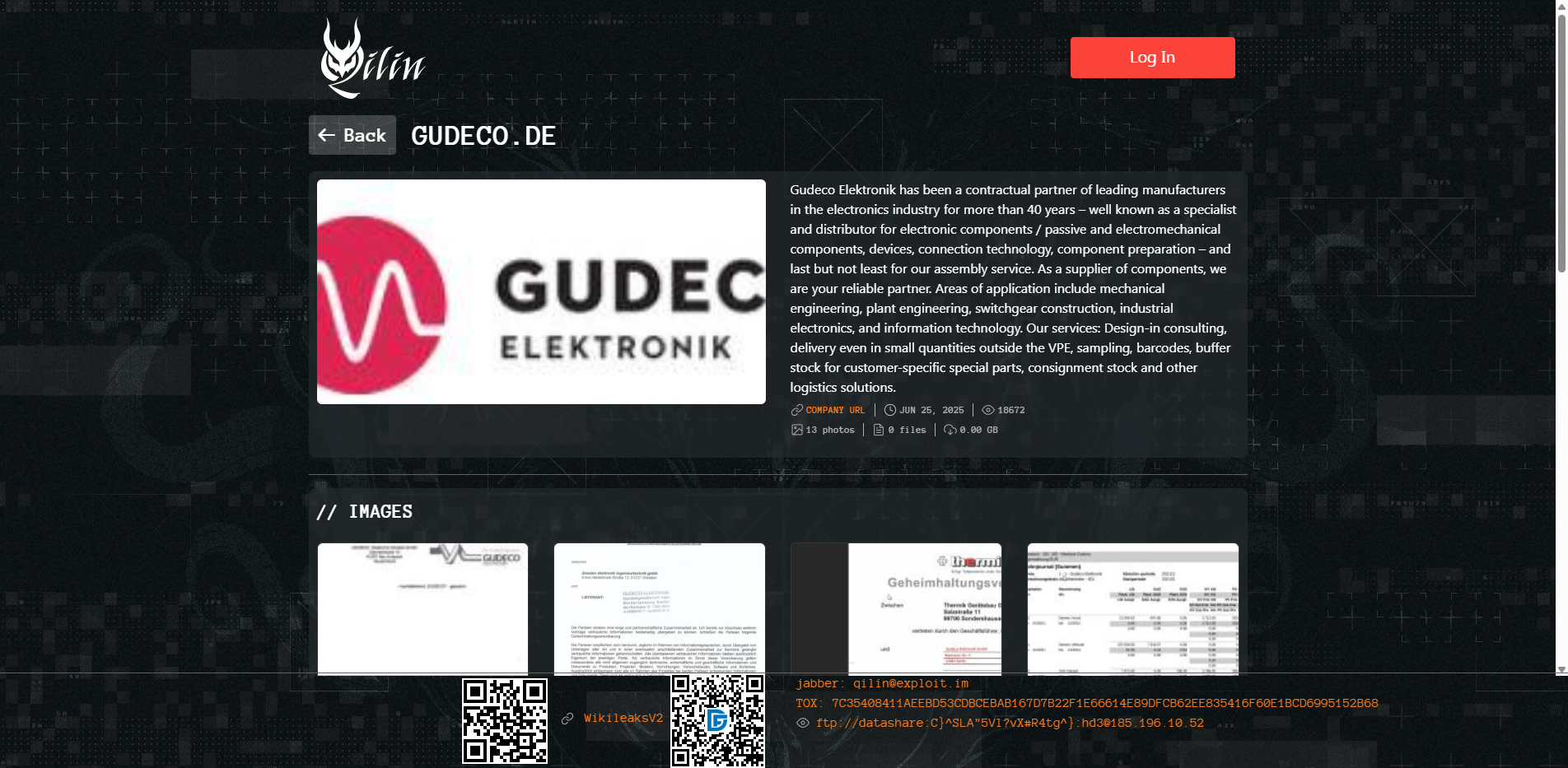 Screenshot del ataque