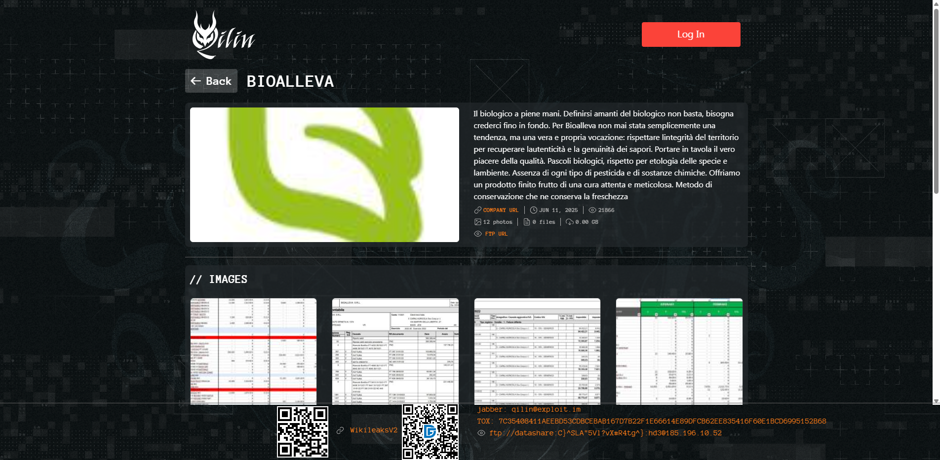 Screenshot del ataque