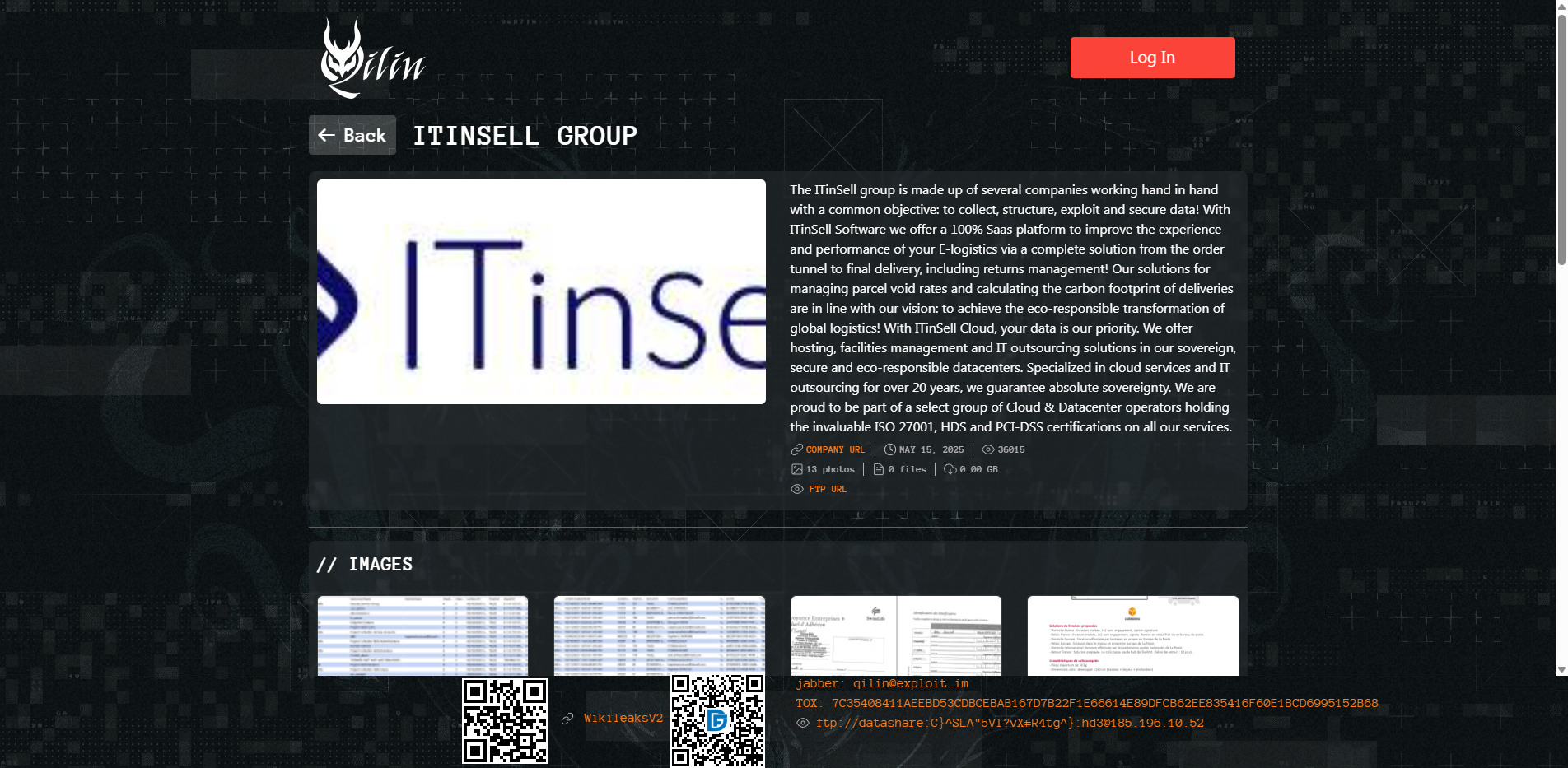 Screenshot del ataque