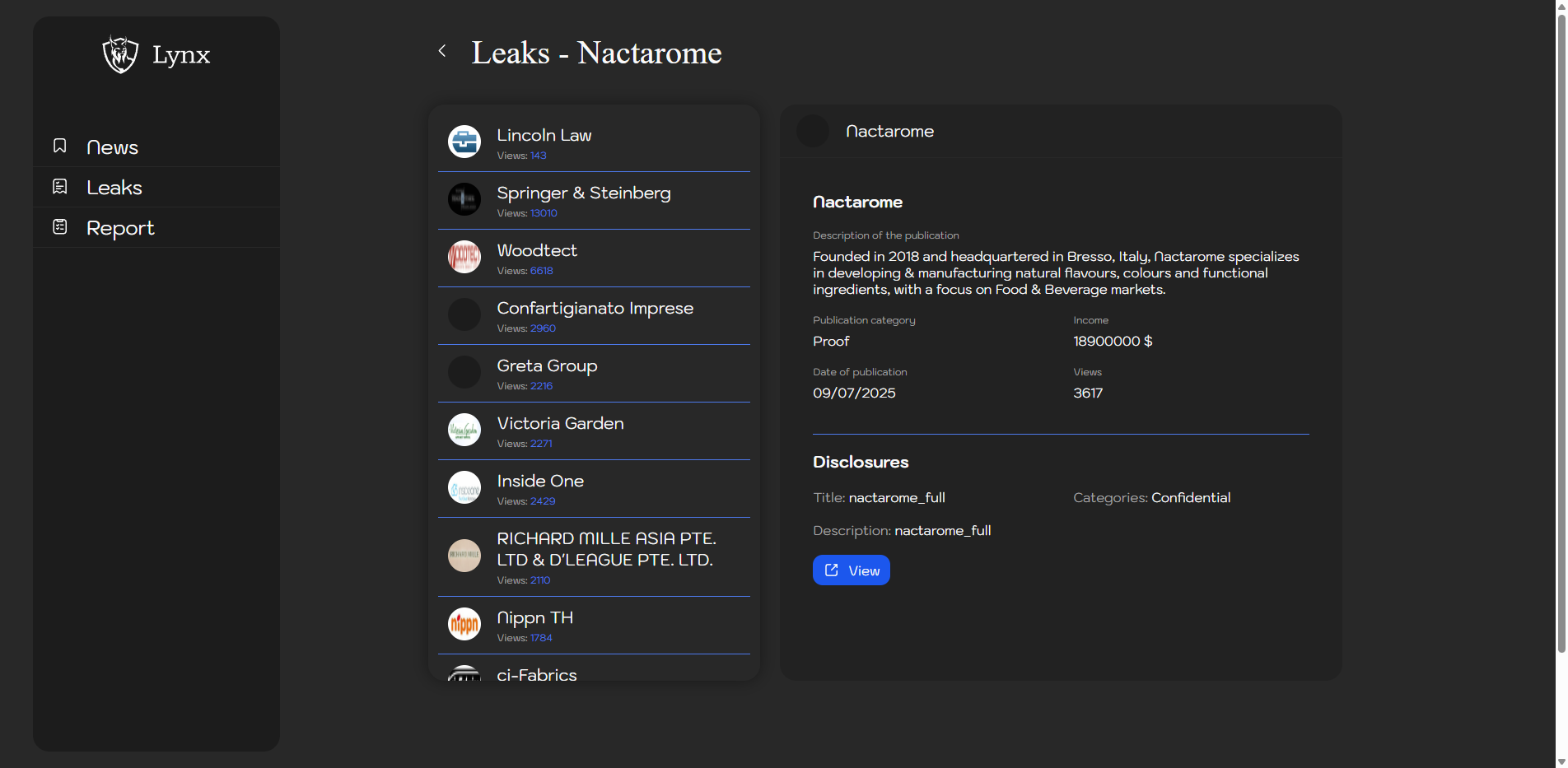 Screenshot del ataque