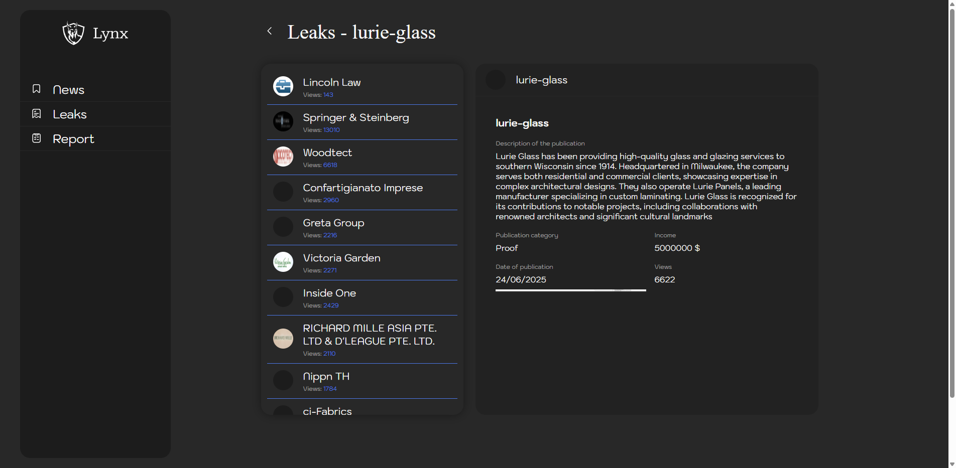 Screenshot del ataque