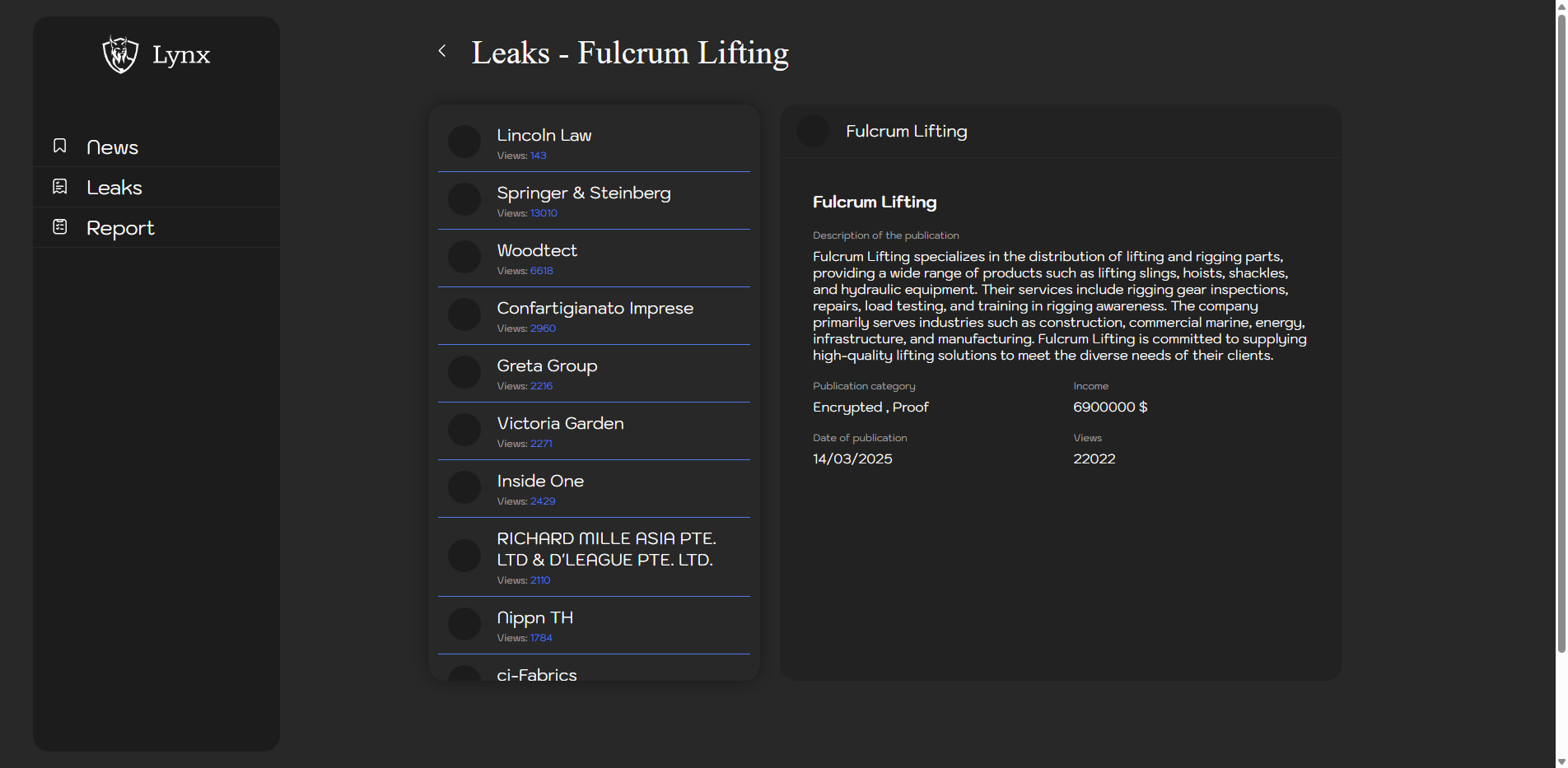 Screenshot del ataque