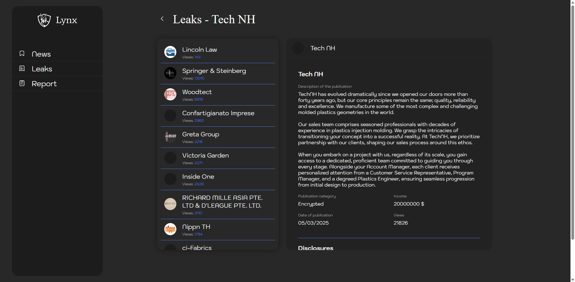 Screenshot del ataque