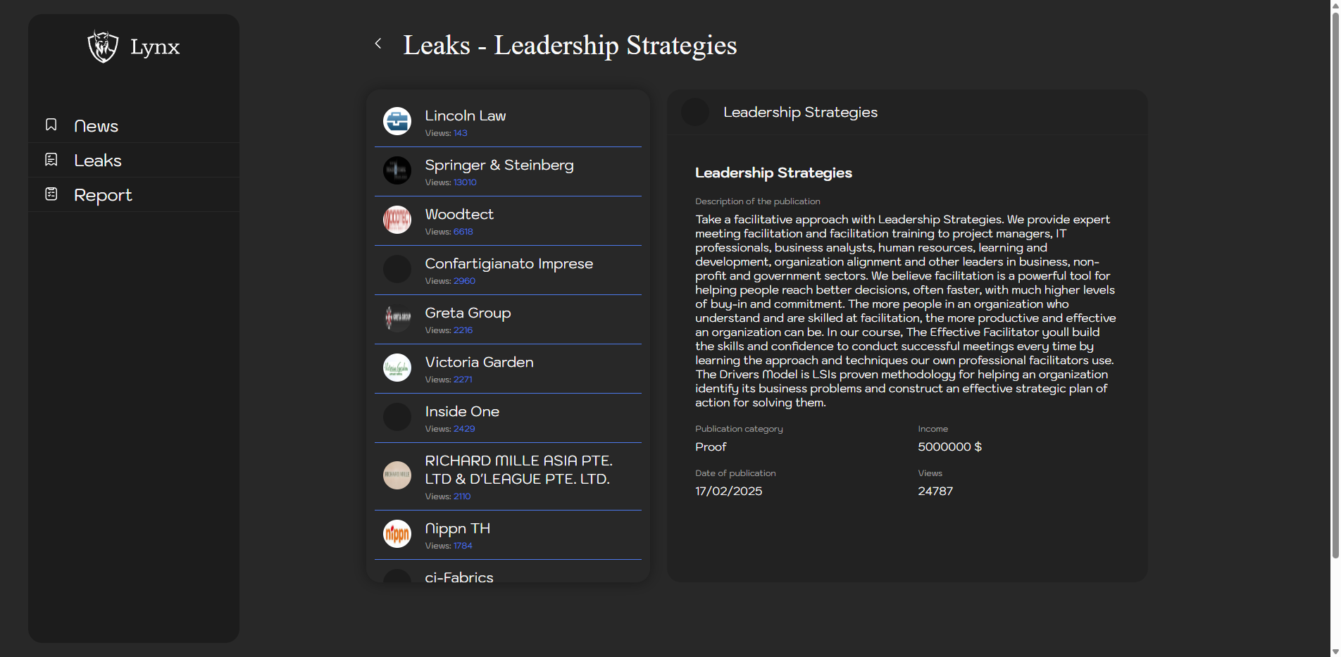 Screenshot del ataque