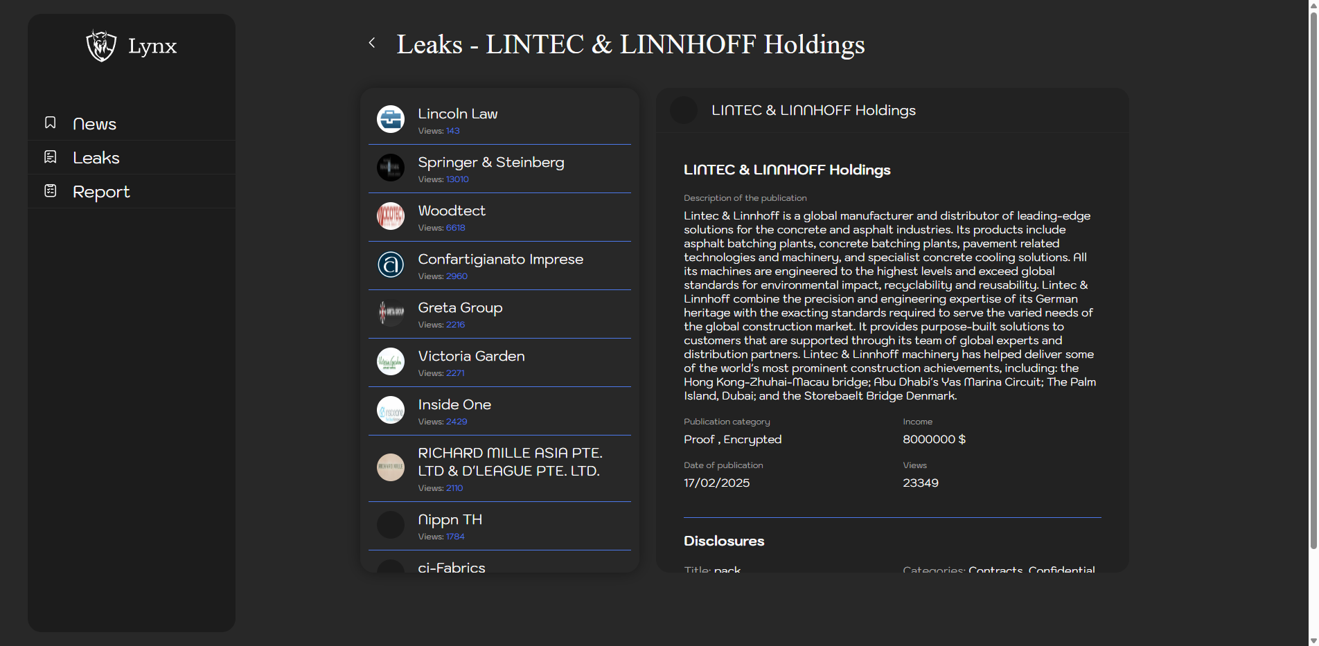 Screenshot del ataque