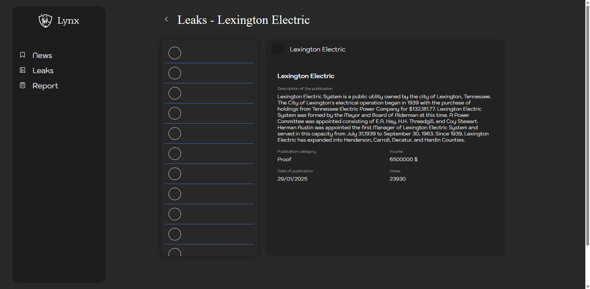 Screenshot del ataque