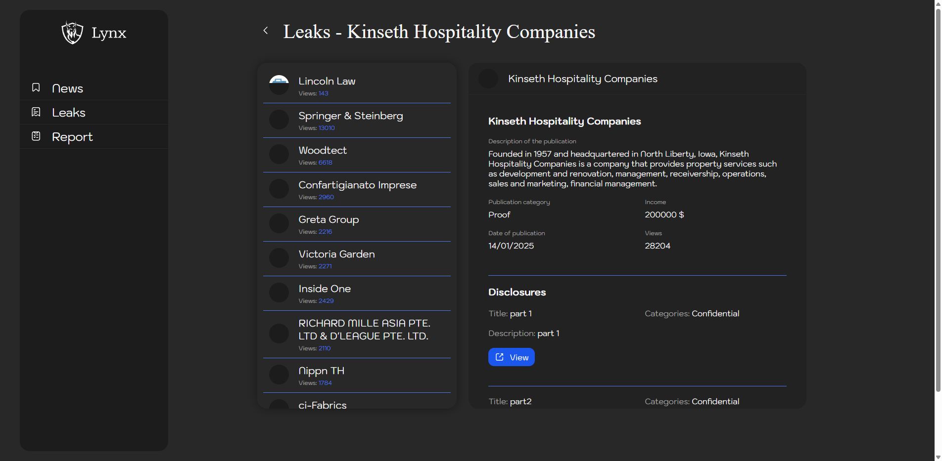 Screenshot del ataque