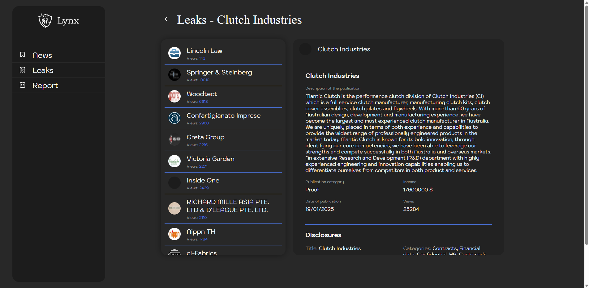 Screenshot del ataque