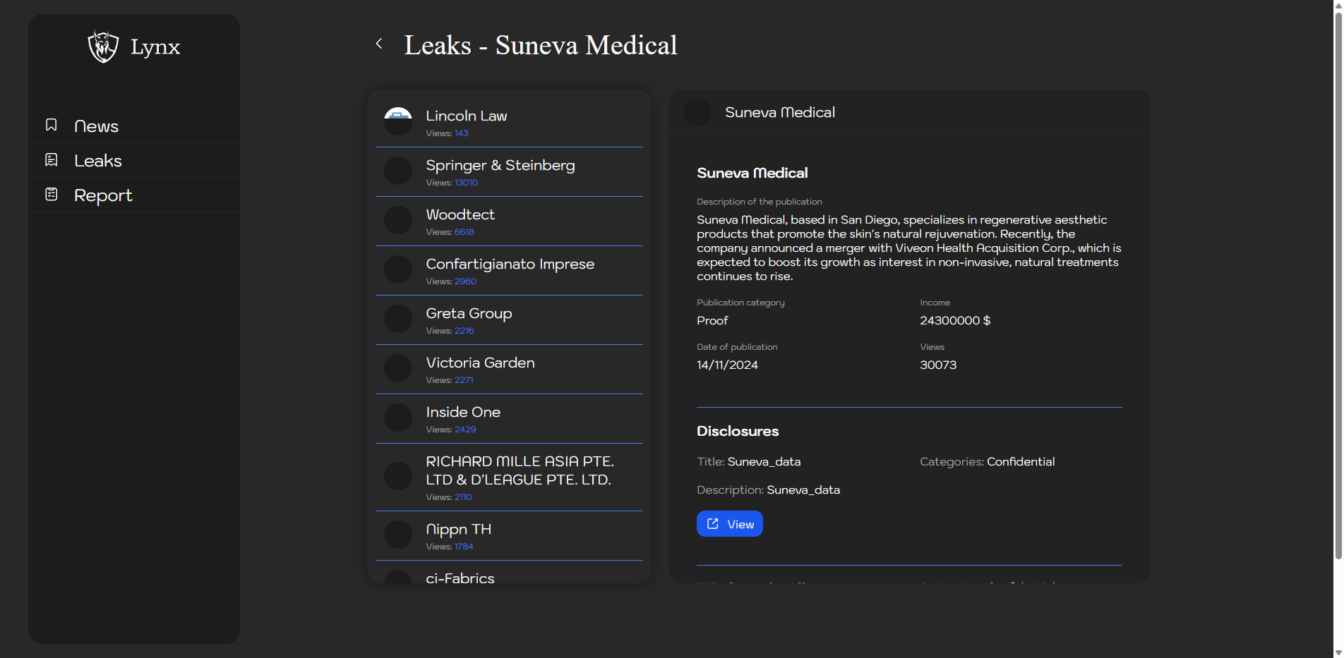 Screenshot del ataque