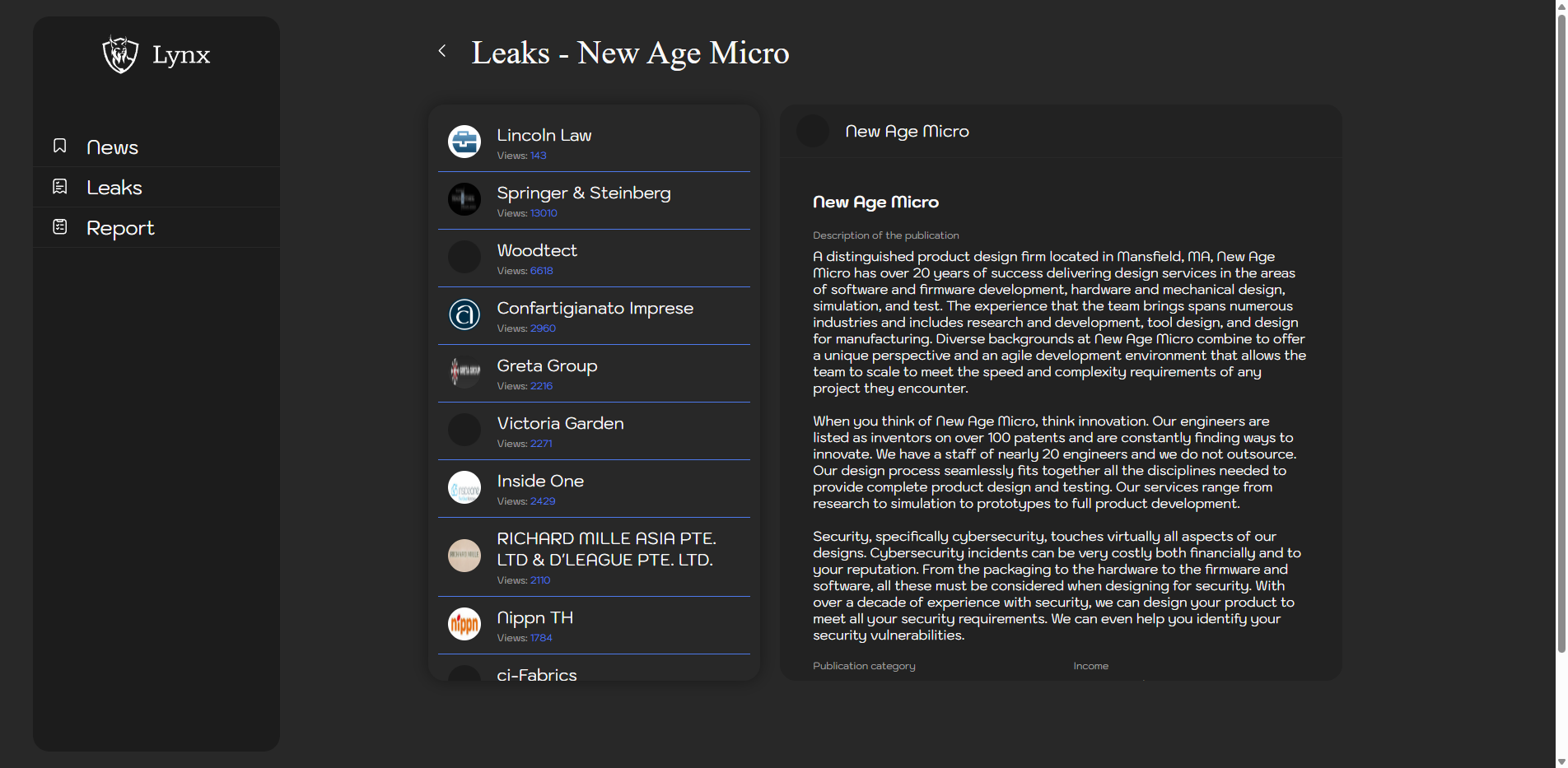 Screenshot del ataque