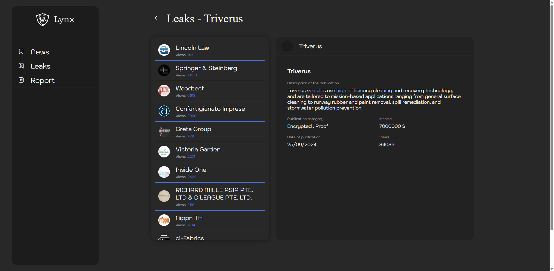 Screenshot del ataque