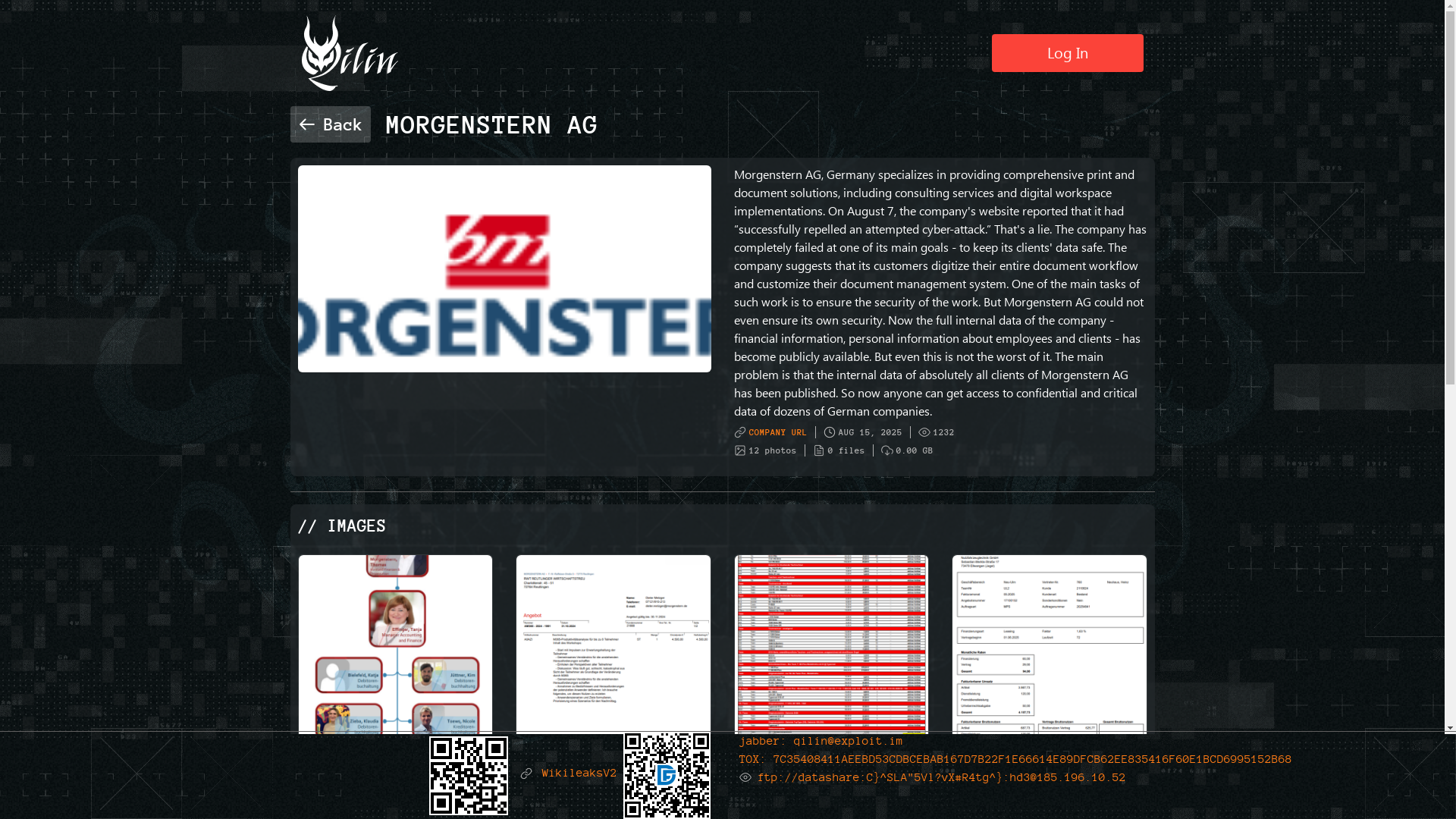 Screenshot del ataque