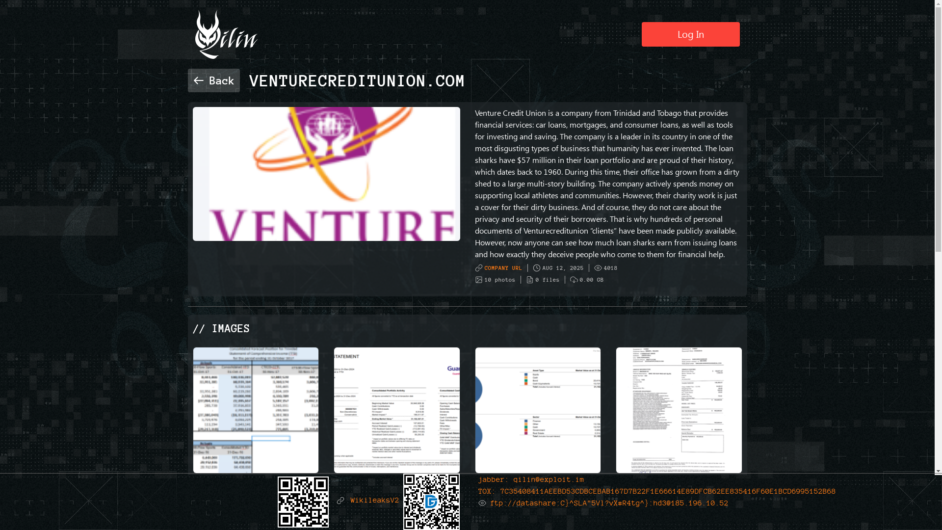 Screenshot del ataque