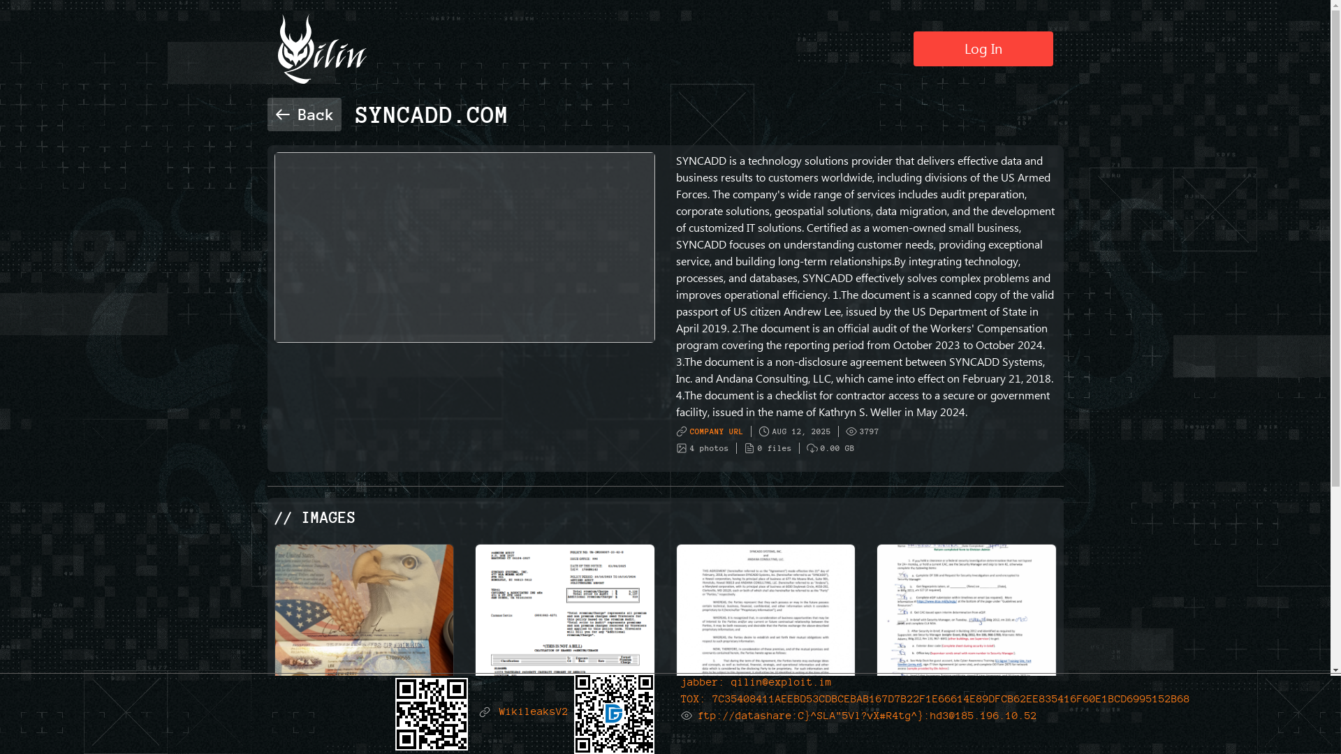 Screenshot del ataque