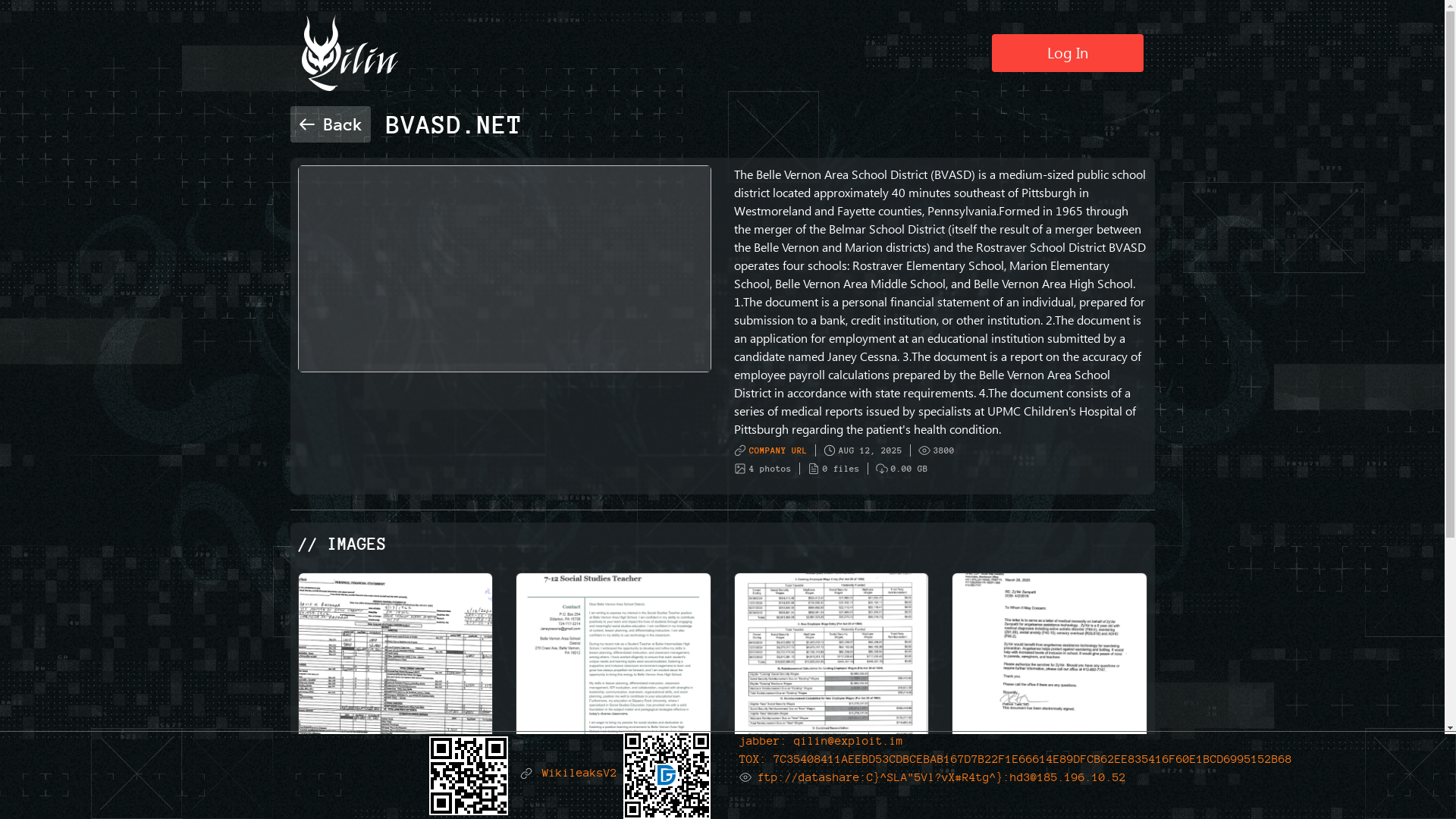 Screenshot del ataque