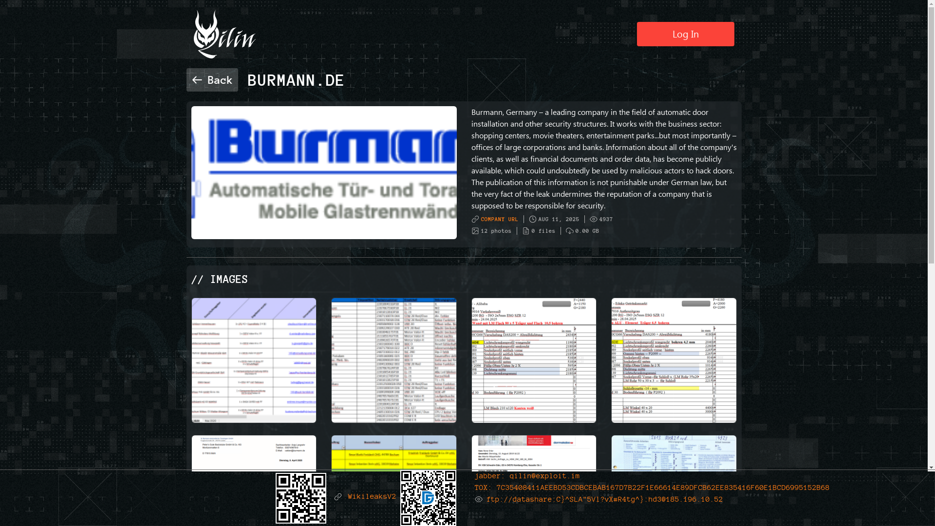 Screenshot del ataque