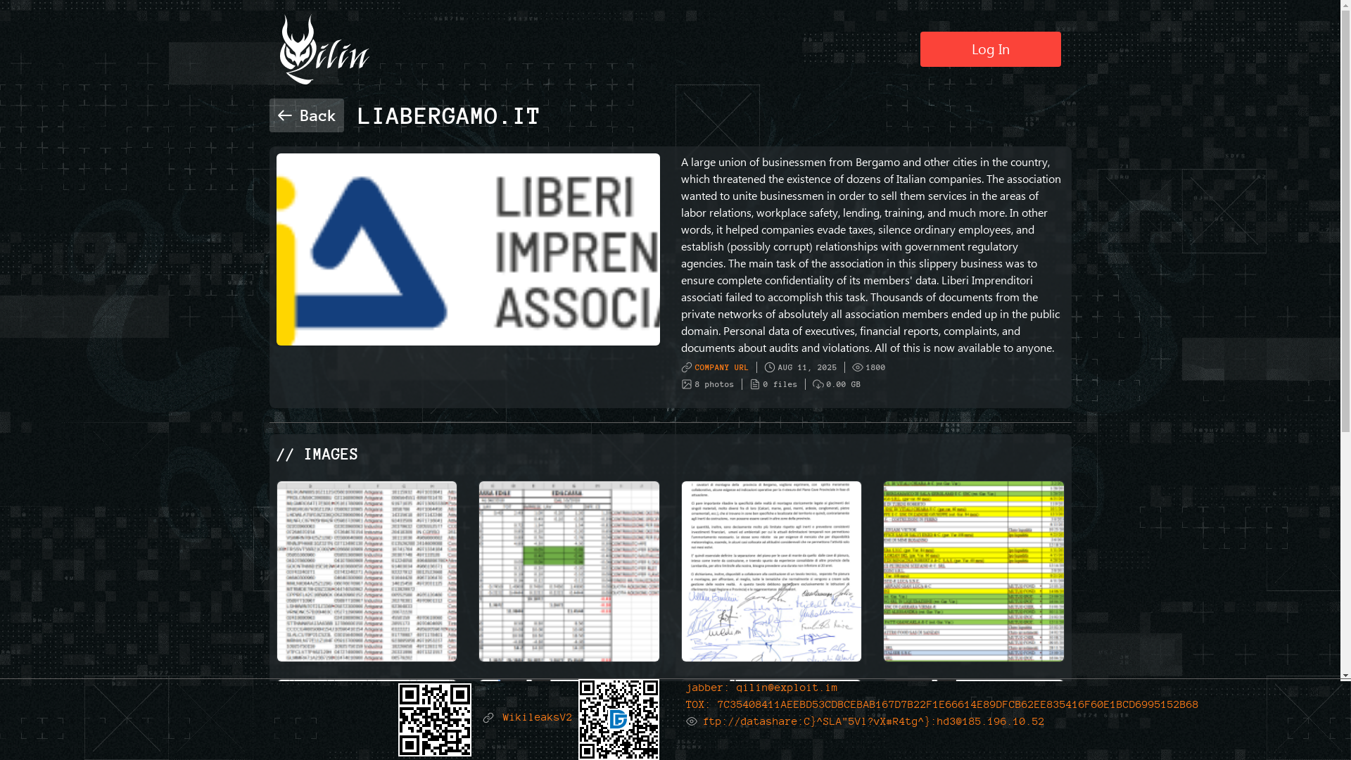 Screenshot del ataque