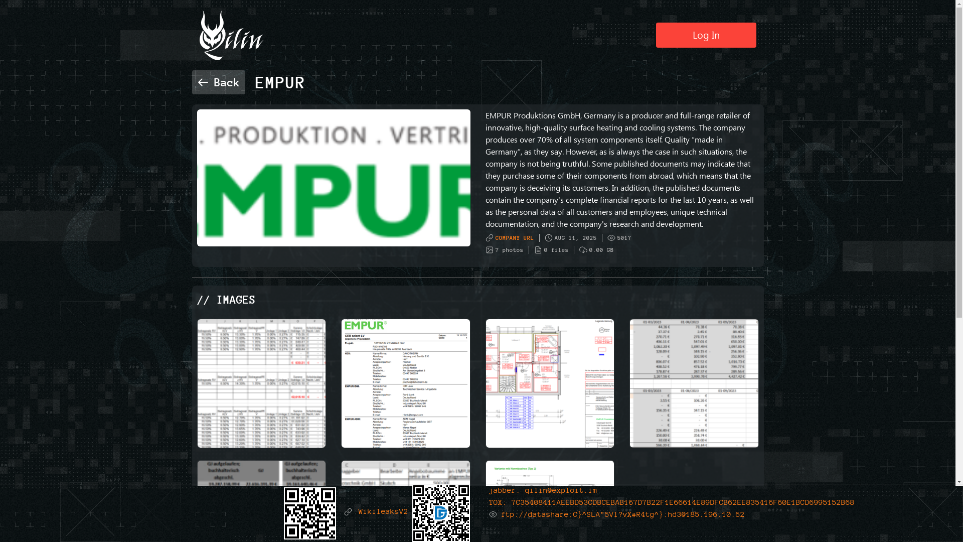 Screenshot del ataque