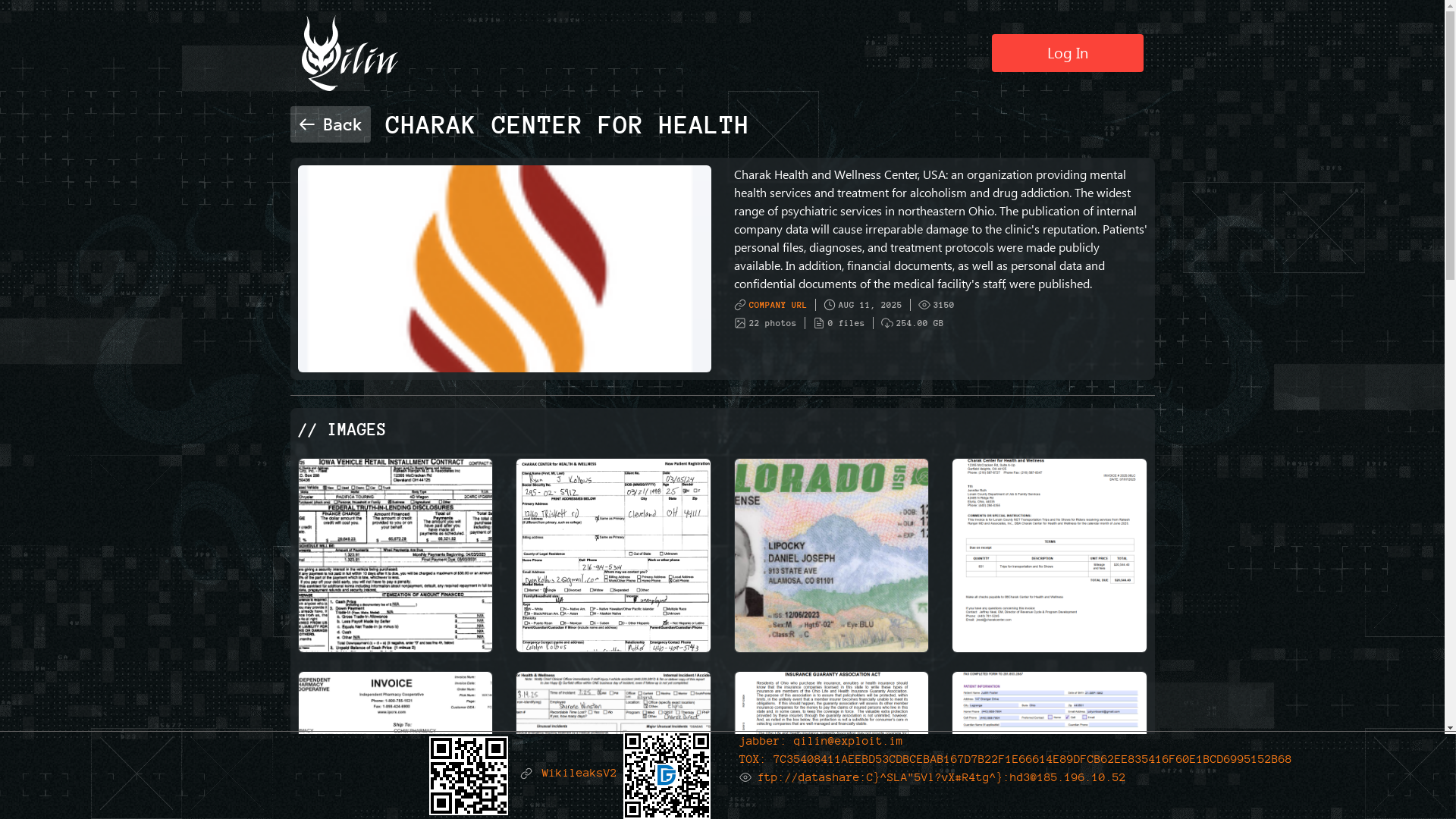 Screenshot del ataque