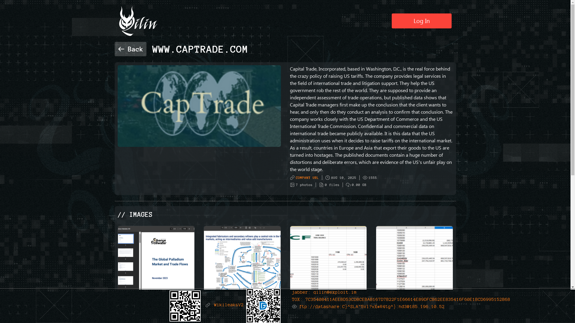 Screenshot del ataque