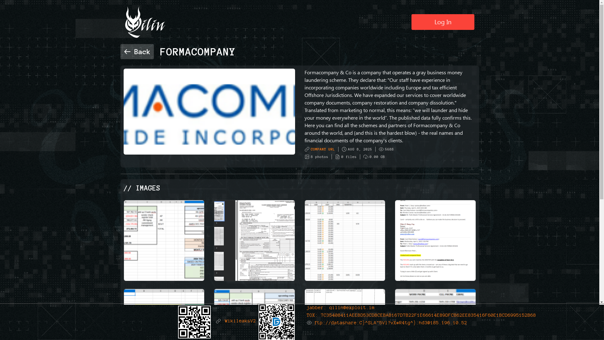 Screenshot del ataque