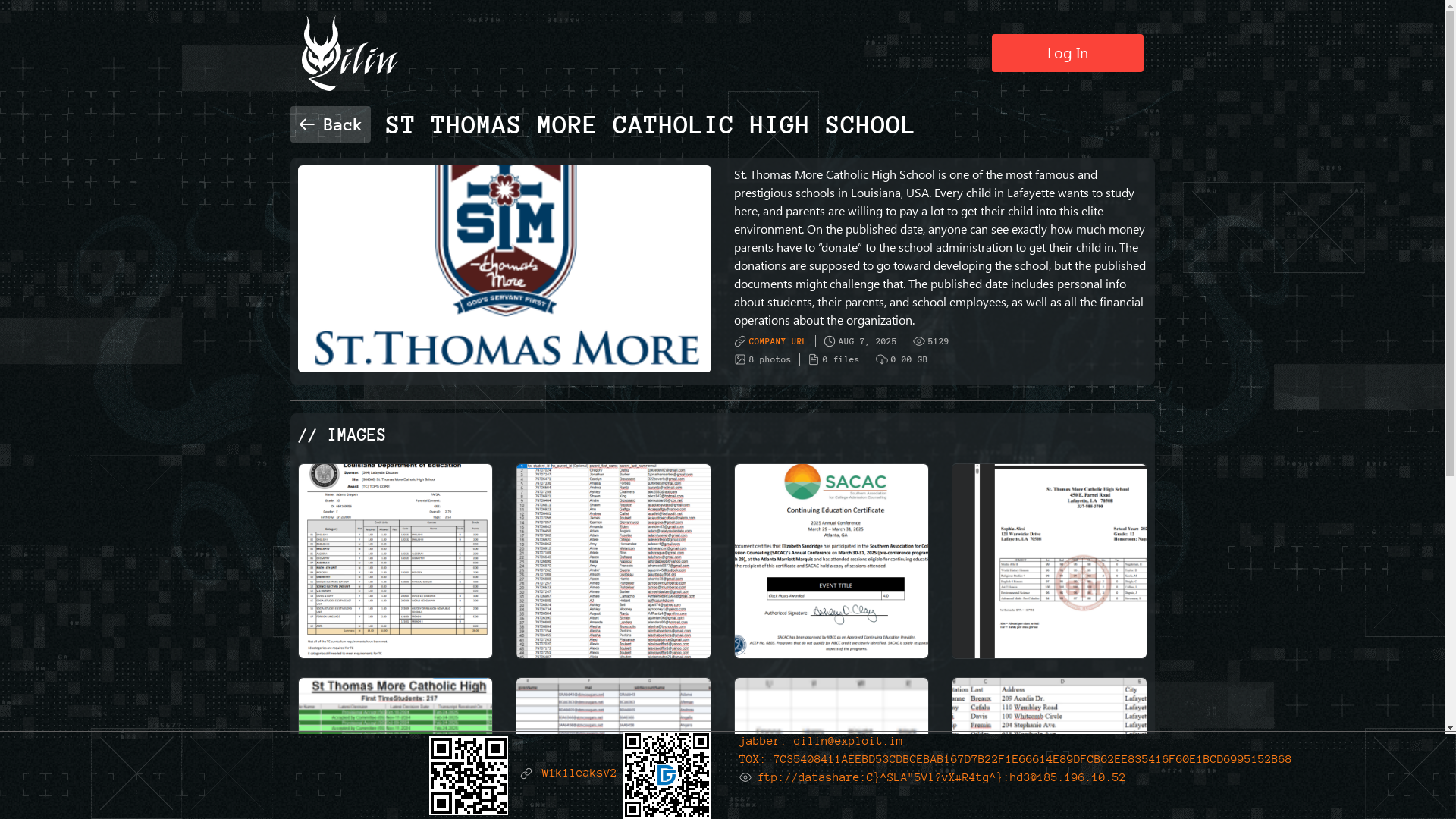 Screenshot del ataque