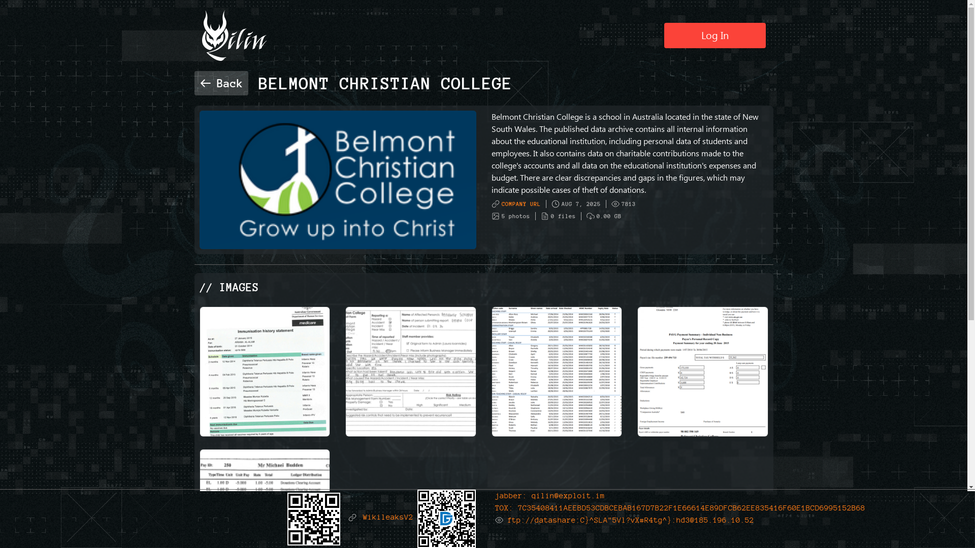 Screenshot del ataque