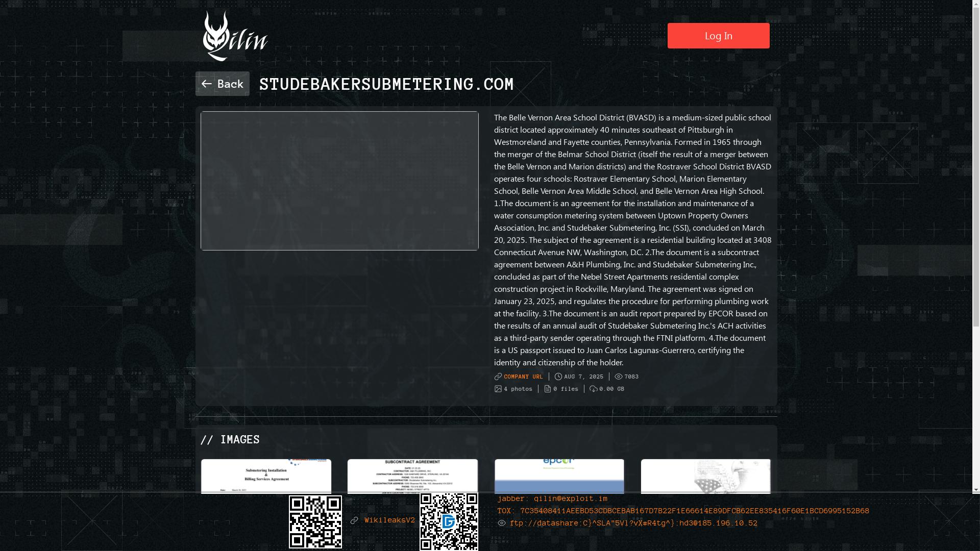 Screenshot del ataque