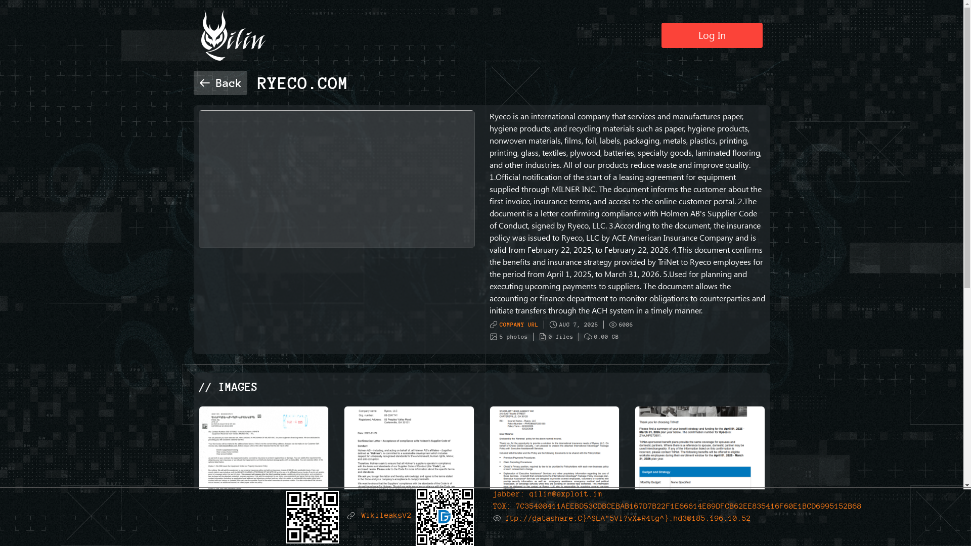 Screenshot del ataque