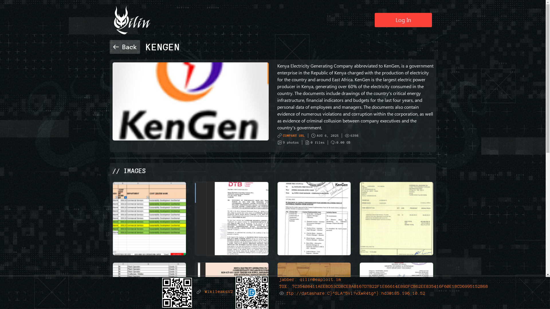 Screenshot del ataque