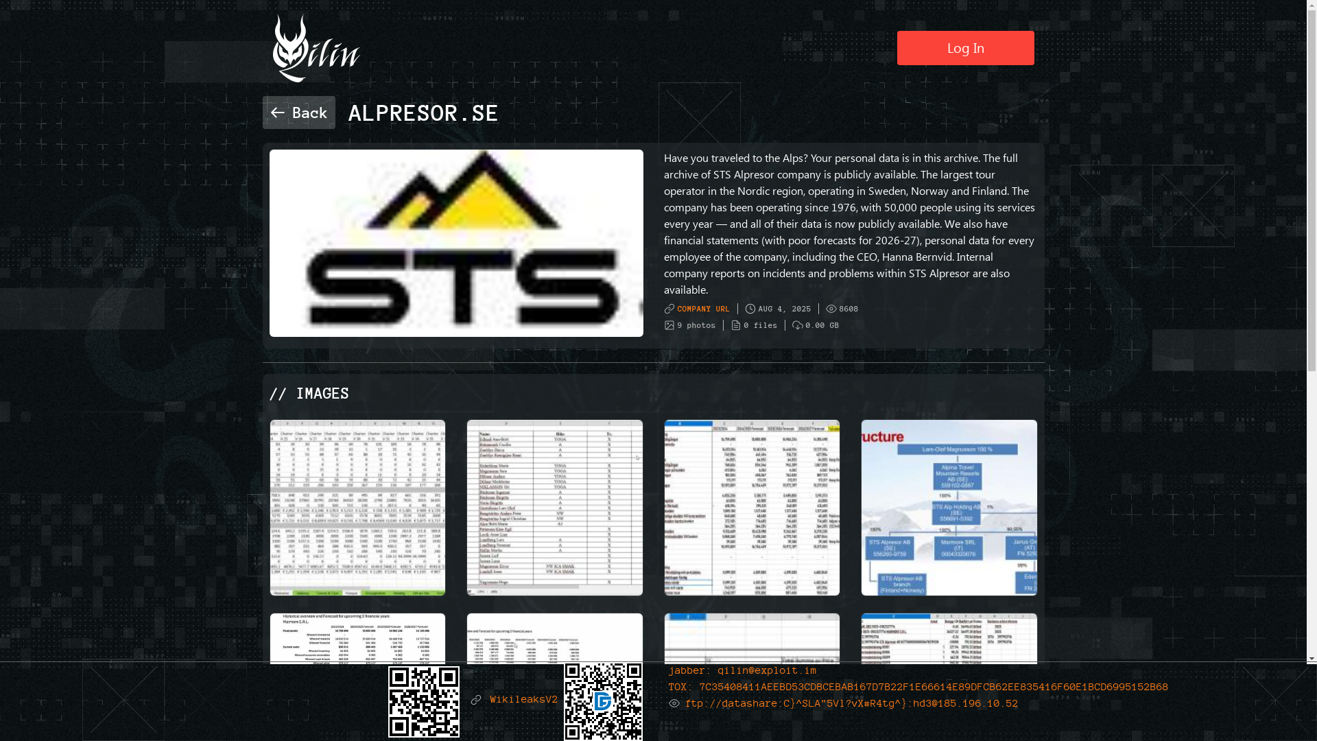 Screenshot del ataque