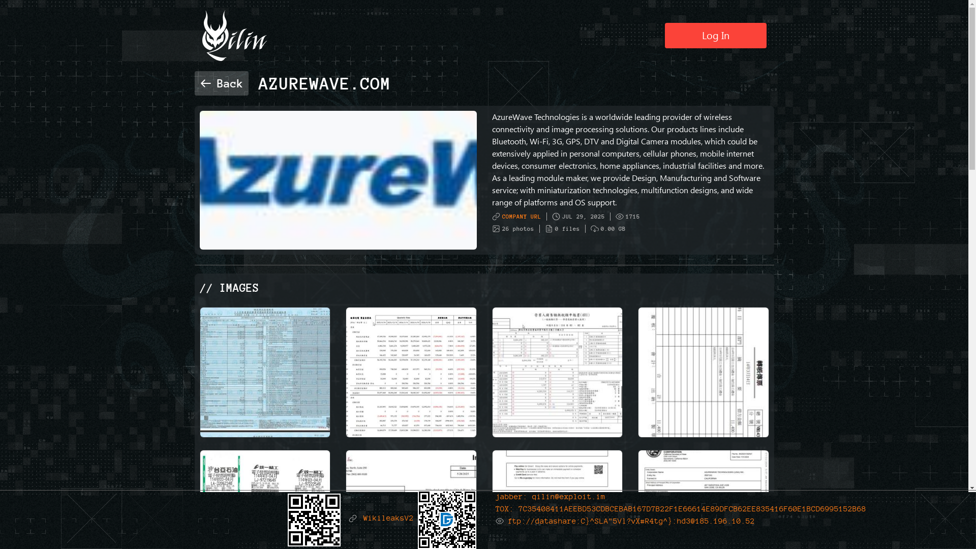 Screenshot del ataque