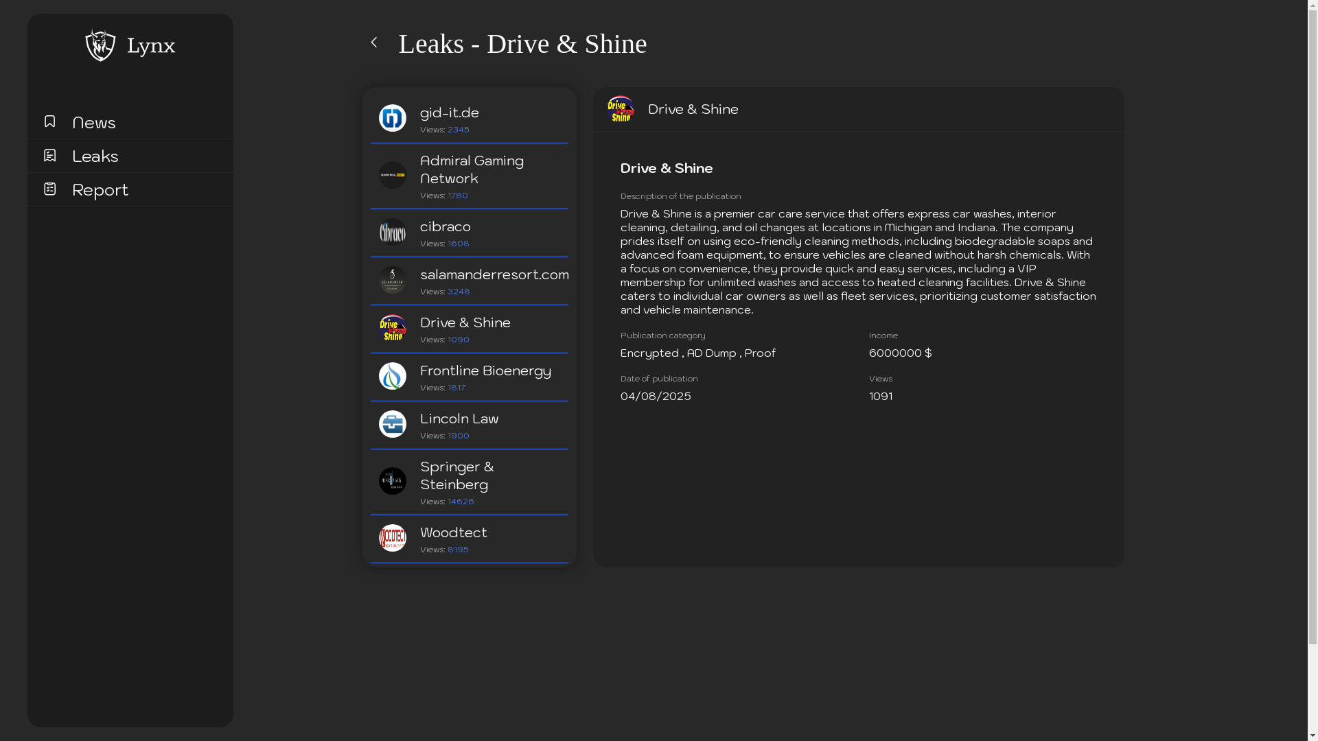 Screenshot del ataque