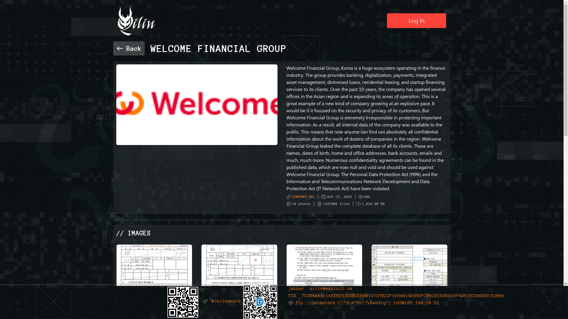 Screenshot del ataque