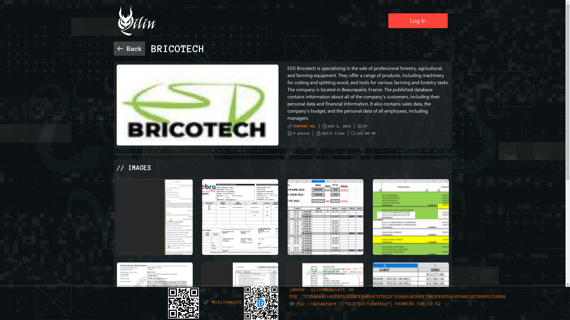 Screenshot del ataque