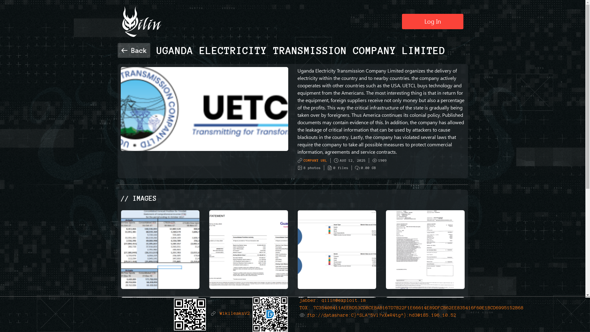 Screenshot del ataque