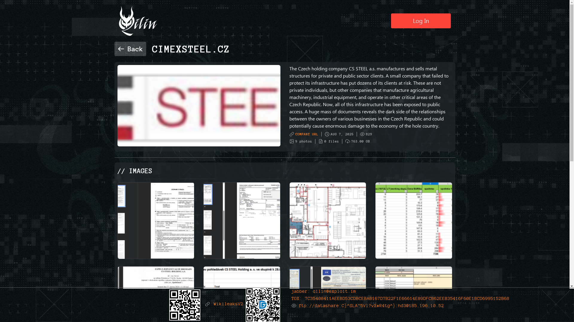 Screenshot del ataque