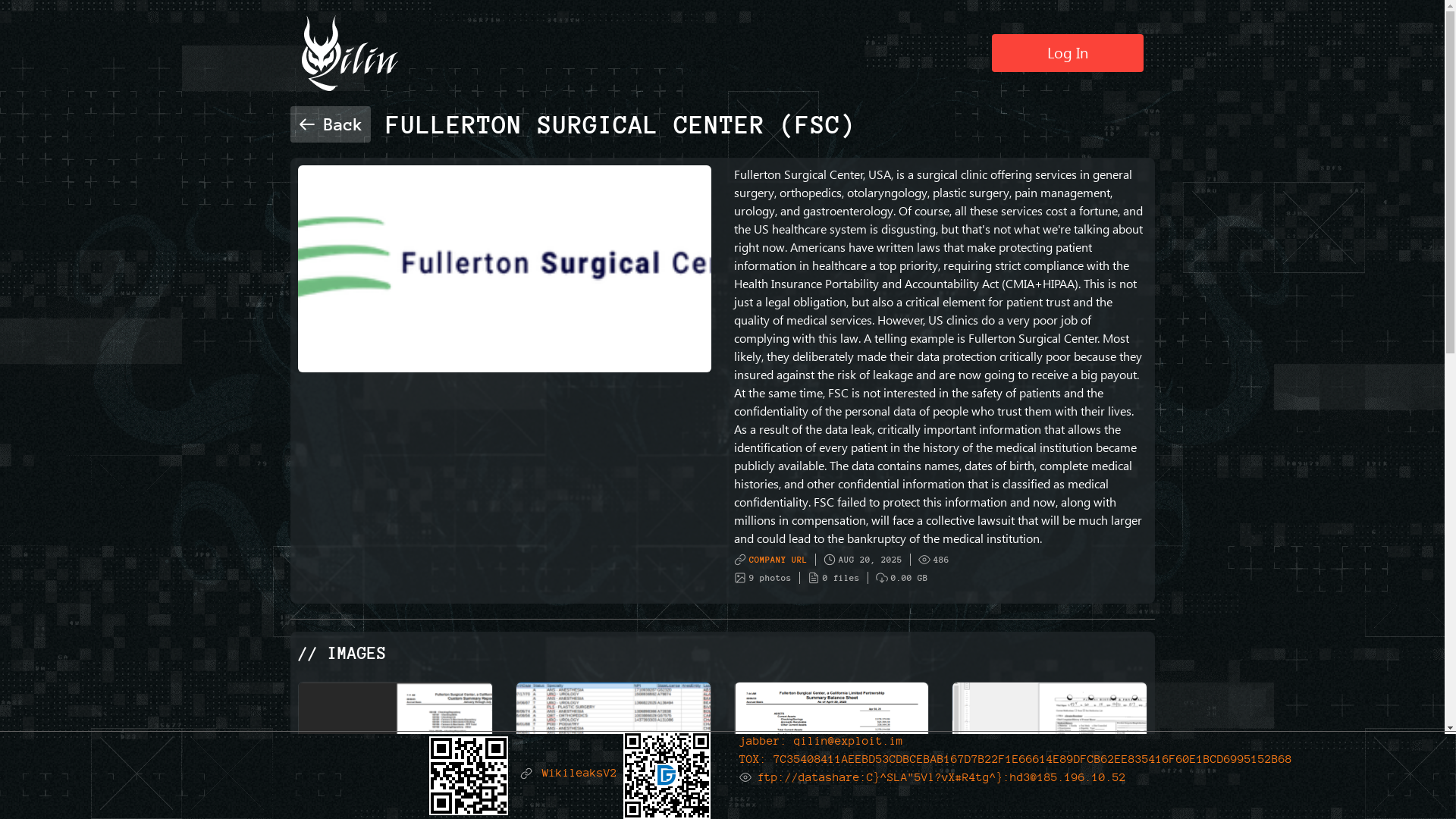 Screenshot del ataque