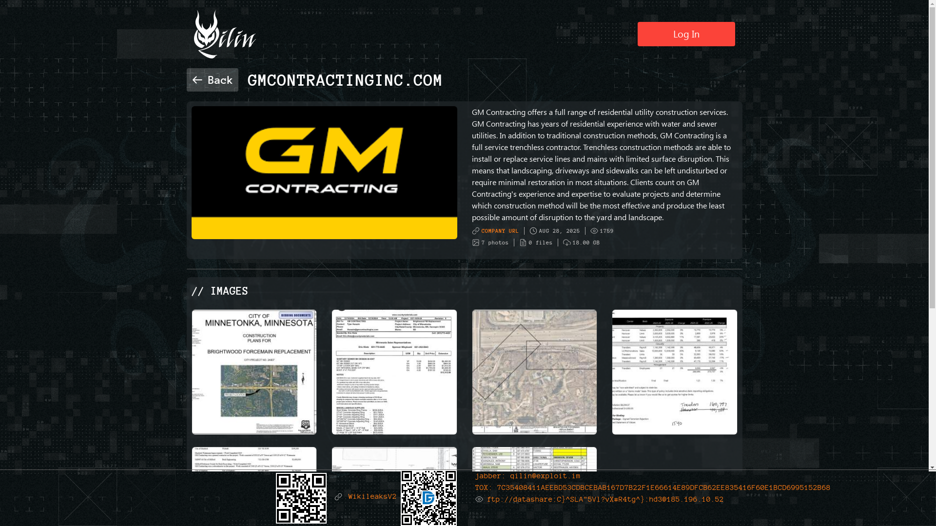 Screenshot del ataque