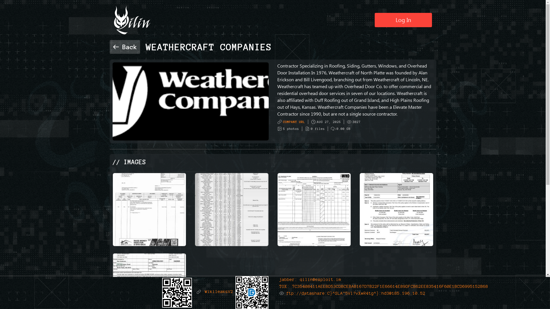 Screenshot del ataque