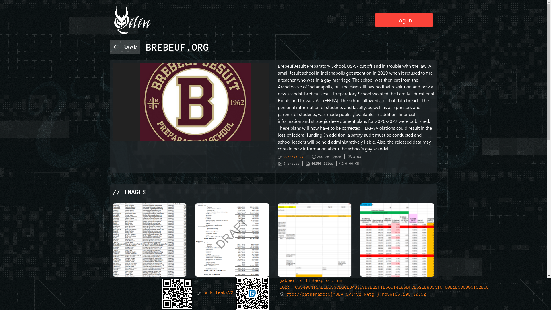 Screenshot del ataque