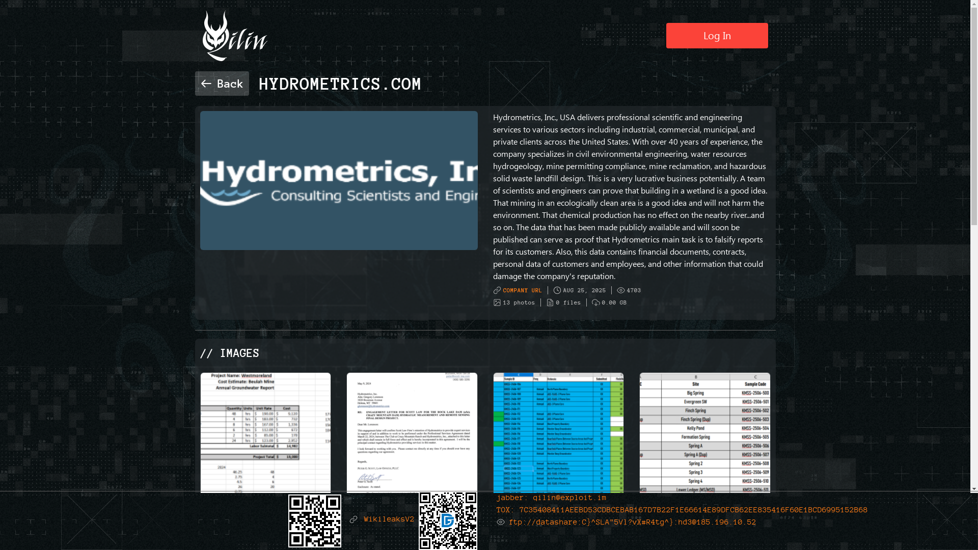 Screenshot del ataque