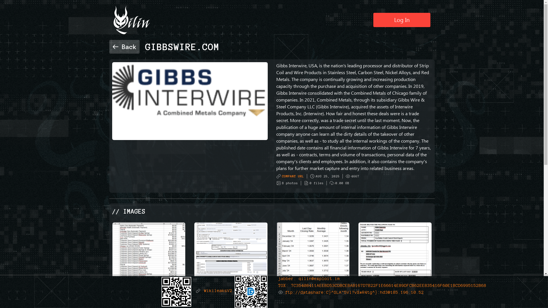 Screenshot del ataque