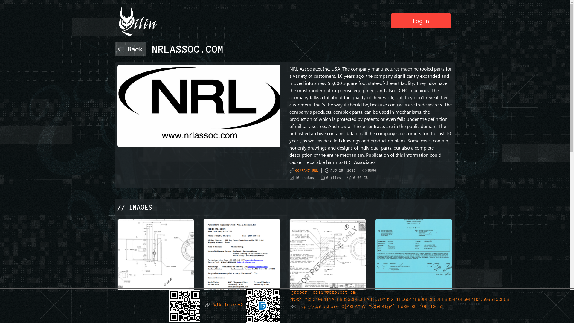 Screenshot del ataque