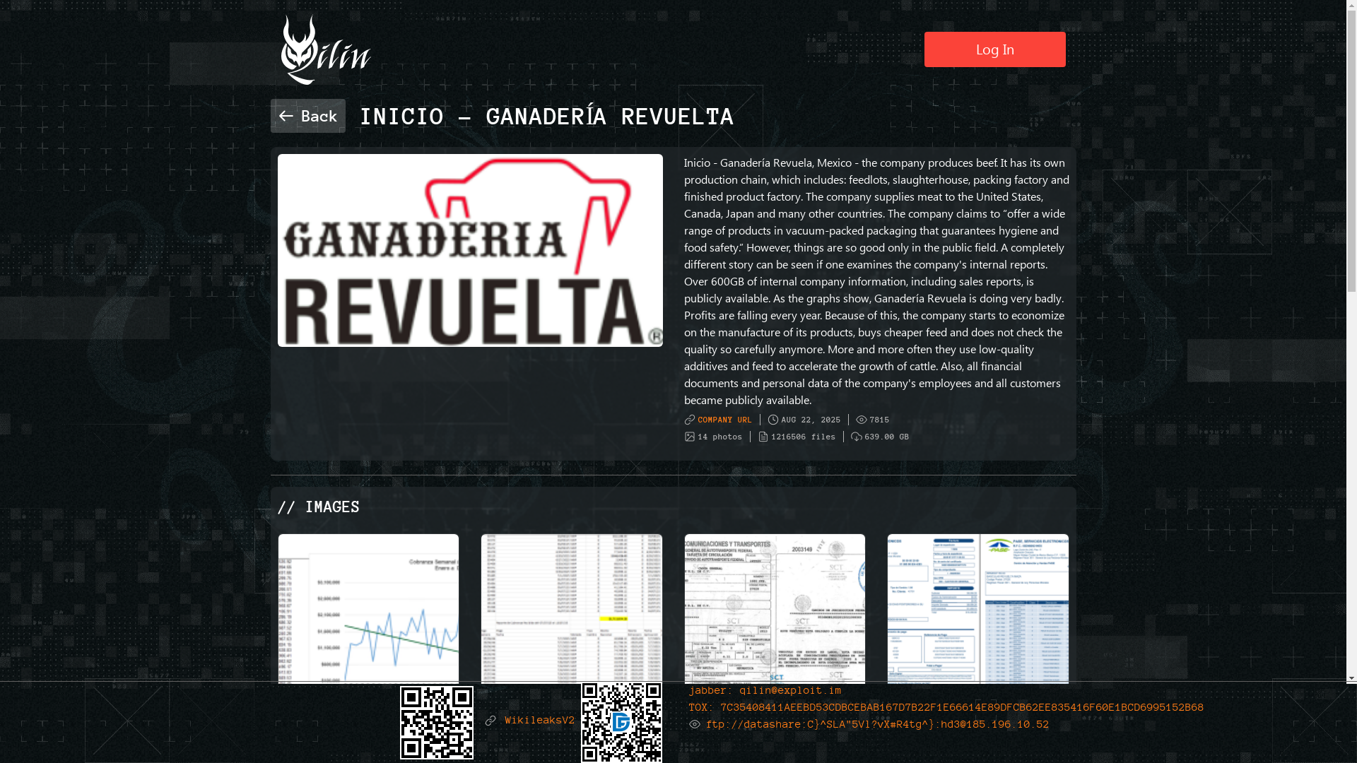 Screenshot del ataque