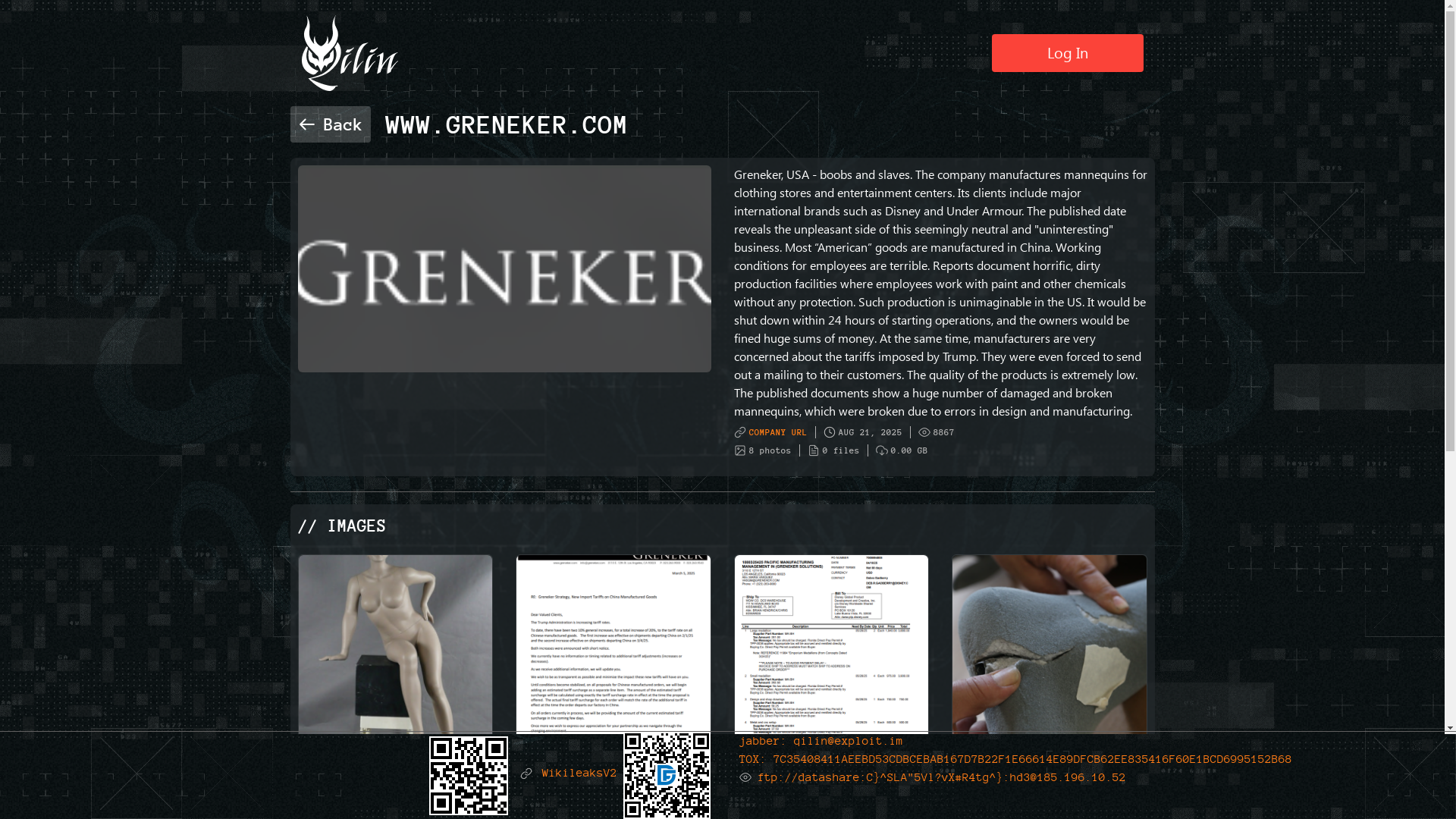 Screenshot del ataque